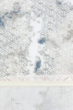 Covor living NOVA LUX 53140B Albastru / Alb - imagine 6