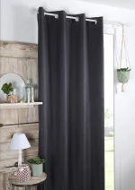 Draperie Copenhague 140X260 cm, culoare antracit, 100% poliester - imagine 3