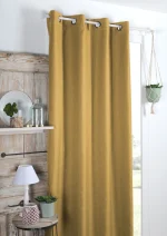 Draperie Blackout Copenhague 140X260 cm, culoare muștar, 100% poliester - imagine 4
