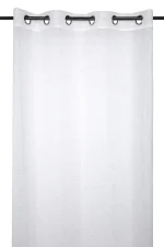 Perdea Celian 135X260 cm, culoare alb, 100% poliester - imagine 2