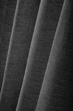 Perdea Paloma 140X260 cm, culoare negru, 100% poliester