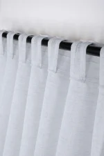 Perdea Madrid 140X260 cm, culoare alb neon, 100% poliester - imagine 3