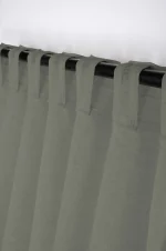 Perdea Madrid 140X260 cm, culoare gri, 100% poliester