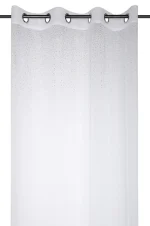 Perdea Whitty 140X260 cm, culoare alb, 100% poliester