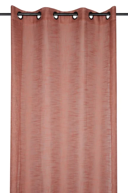 Perdea Ontario 135X260 cm, culoare cărămiziu, 100% poliester - imagine 3