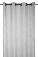 Perdea Ontario 135X260 cm, culoare gri perlă, 100% poliester