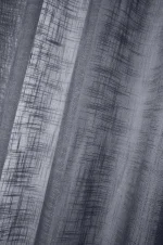 Perdea Ontario 135X260 cm, culoare gri închis, 100% poliester - imagine 3