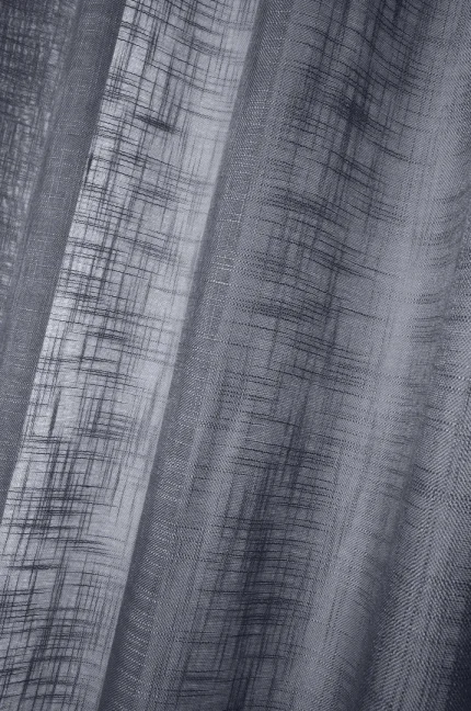 Perdea Ontario 135X260 cm, culoare gri închis, 100% poliester - imagine 3