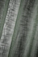 Perdea Ontario 135X260 cm, culoare gri verde, 100% poliester