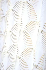 Perdea Maldives 140X260 cm, culoare auriu, 100% poliester