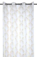 Perdea Maldives 140X260 cm, culoare auriu, 100% poliester - imagine 2