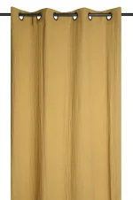 Draperie Coline 140X260 cm, culoare muștar, 100% bumbac - imagine 2
