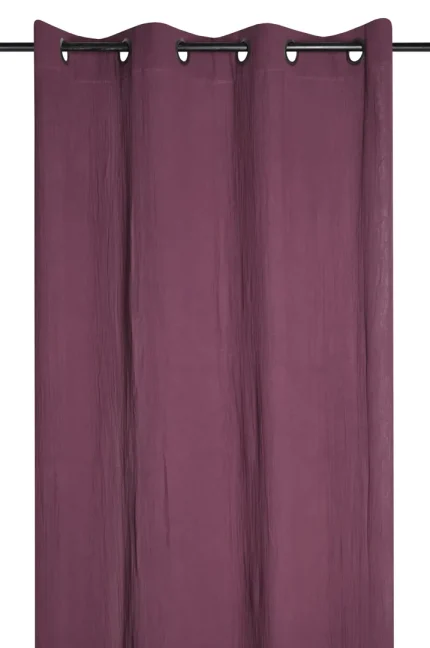 Draperie Coline 140X260 cm, culoare vișiniu, 100% bumbac - imagine 2