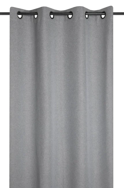 Draperie Portland 140X260 cm, culoare gri, 100% poliester - imagine 2