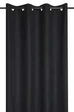 Draperie Portland 140X260 cm, culoare negru cărbune, 100% poliester - imagine 2