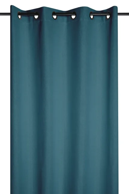 Draperie Portland 140X260 cm, culoare verde petrol, 100% poliester - imagine 2