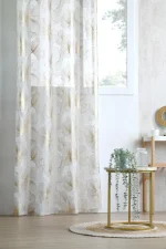 Perdea Leonce 140X260 cm, culoare auriu, 100% poliester - imagine 3