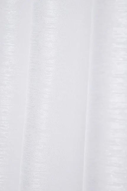 Perdea Linwood 140X260 cm, culoare alb, 100% poliester - imagine 3