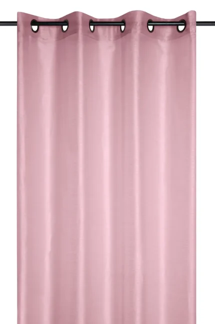 Perdea Linwood 140X260 cm, culoare roz, 100% poliester - imagine 2