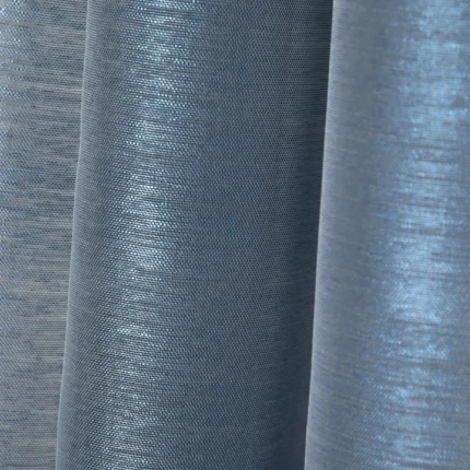 Perdea Linwood 140X260 cm, culoare turcoaz, 100% poliester