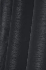 Perdea Linwood 140X260 cm, culoare negru, 100% poliester