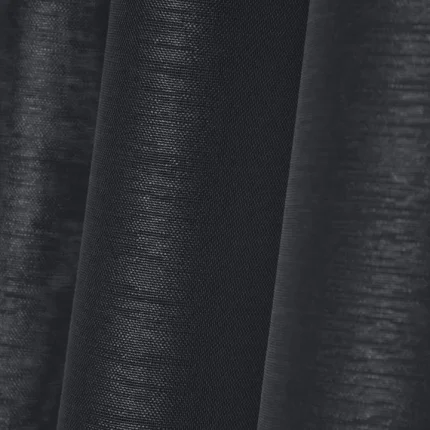 Perdea Linwood 140X260 cm, culoare negru, 100% poliester