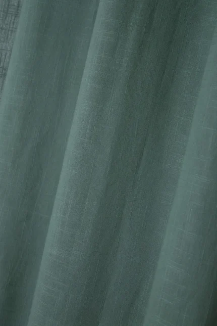 Draperie Helios 140X260 cm, culoare verde, 100% bumbac - imagine 4
