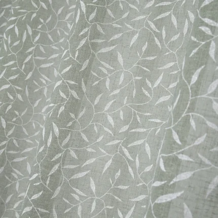 Perdea Heidi 140X260 cm, culoare gri verde, 100% poliester