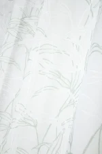 Perdea Myrna 140X260 cm, culoare gri verde, 100% poliester - imagine 3