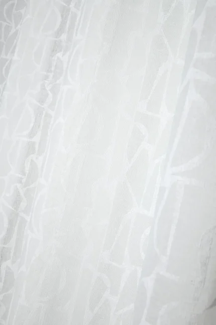 Perdea Pa×ton 140X260 cm, culoare alb, 100% poliester - imagine 3