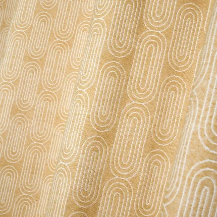 Draperie Pa×ton 140X260 cm, culoare muștar, 30% poliester 70% bumbac