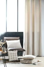 Draperie Dandy 140X260 cm, culoare natural, 100% poliester - imagine 5