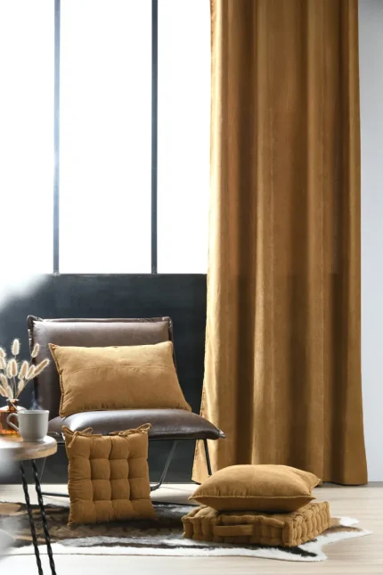 Draperie Dandy 140X260 cm, culoare cappuccino, 100% poliester - imagine 5