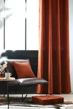 Draperie Dandy 140X260 cm, culoare arămiu, 100% poliester - imagine 6