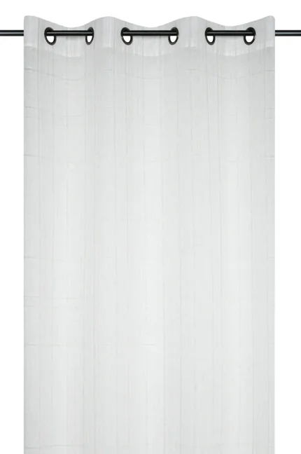 Perdea Tessa 140X260 cm, culoare alb, 100% poliester - imagine 2