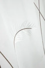 Perdea Pampa 140X260 cm, culoare alb, 100% poliester - imagine 4