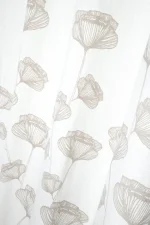 Draperie Orianna 140X260 cm, culoare natural, 45% poliester 55% bumbac - imagine 2