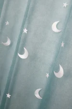 Perdea Moonlight 140X260 cm, culoare verde, 100% poliester - imagine 2