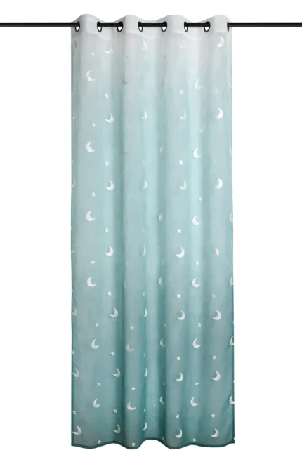 Perdea Moonlight 140X260 cm, culoare verde, 100% poliester - imagine 3