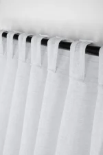 Perdea Madrid 290X260 cm, culoare alb, 100% poliester - imagine 4